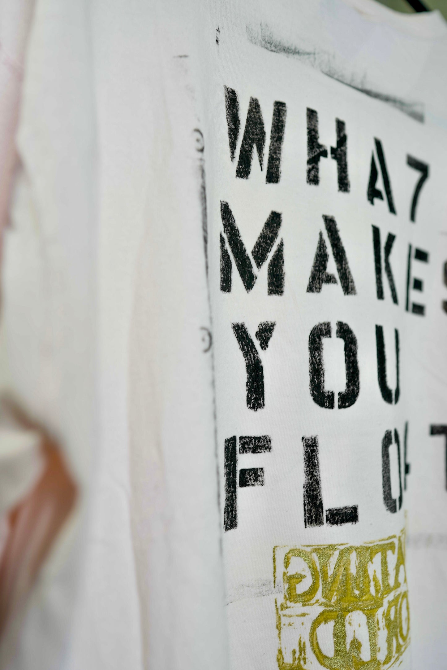 FLOATING WORLD vintage shirt print 004