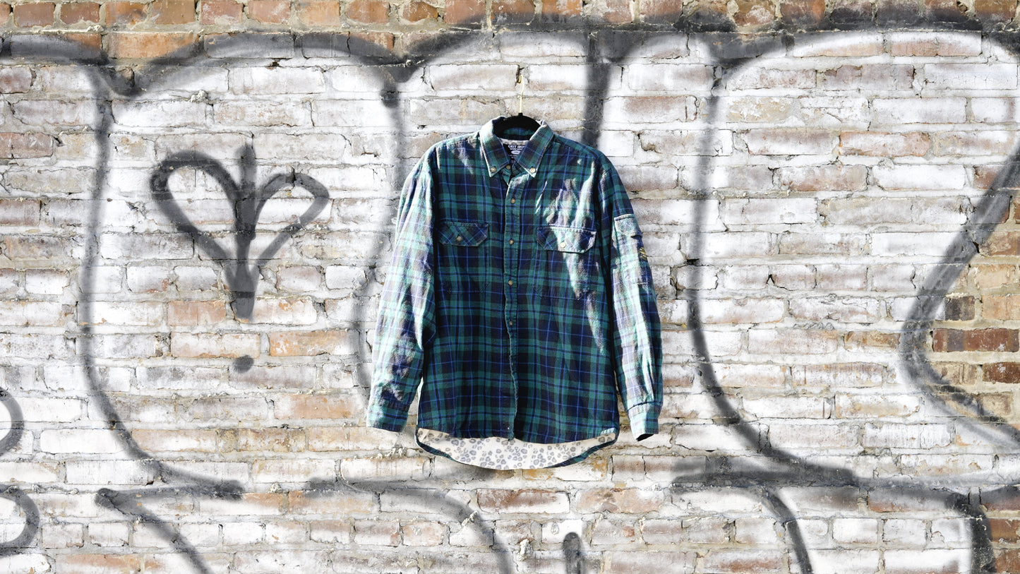 FLOATING WORLD Vintage Flannel Big Logo