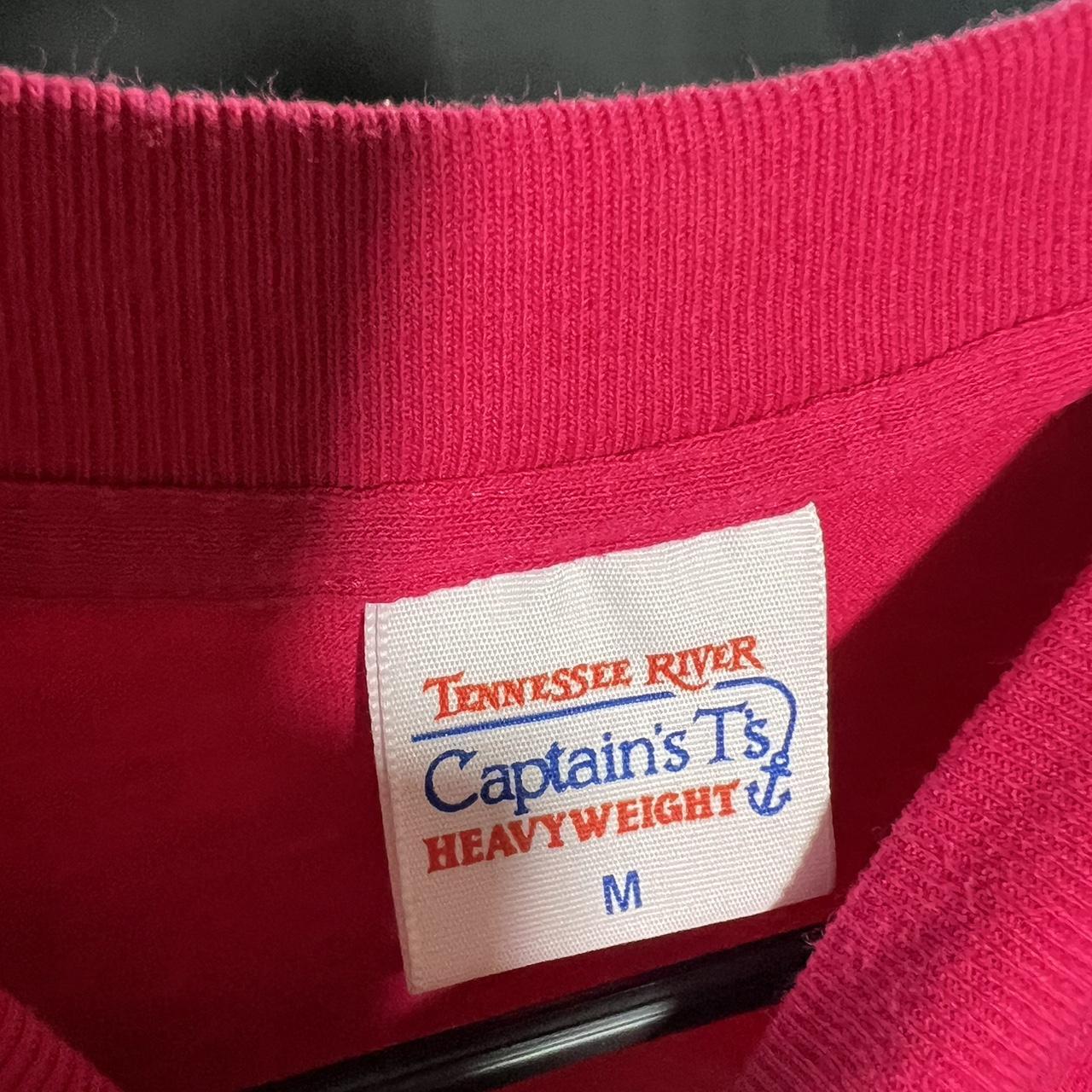 1980s pink and gold Atlanta vintage single stitch shirt