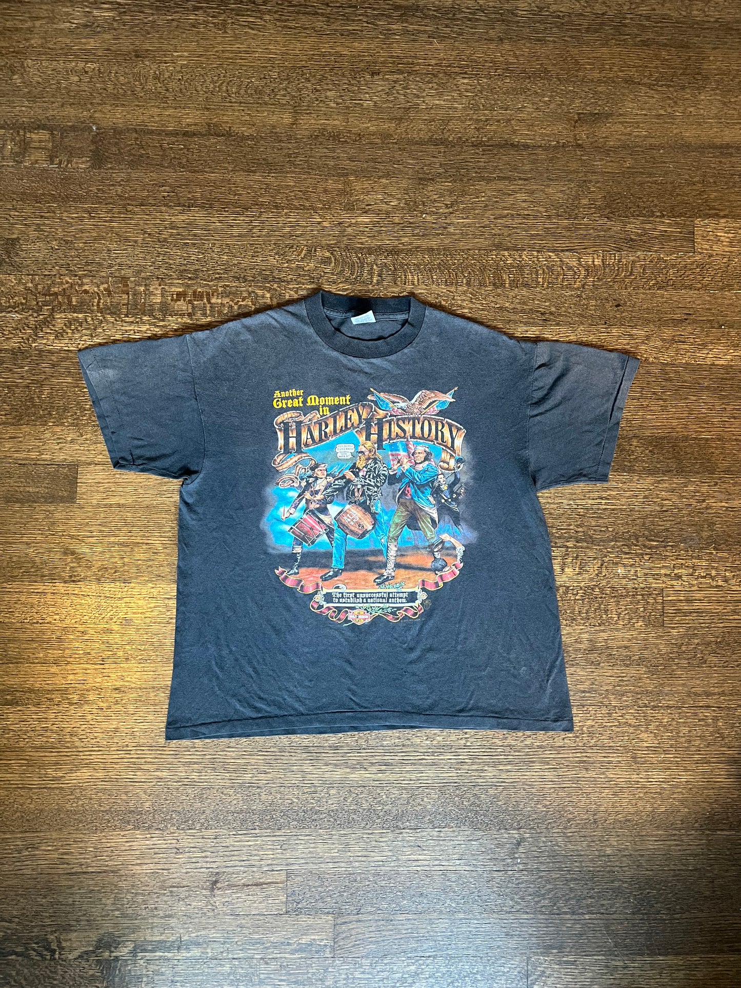 1989 Harley Davidson “A Moment in Harley History” Made in USA Holoubek Tag Vintage T Shirt