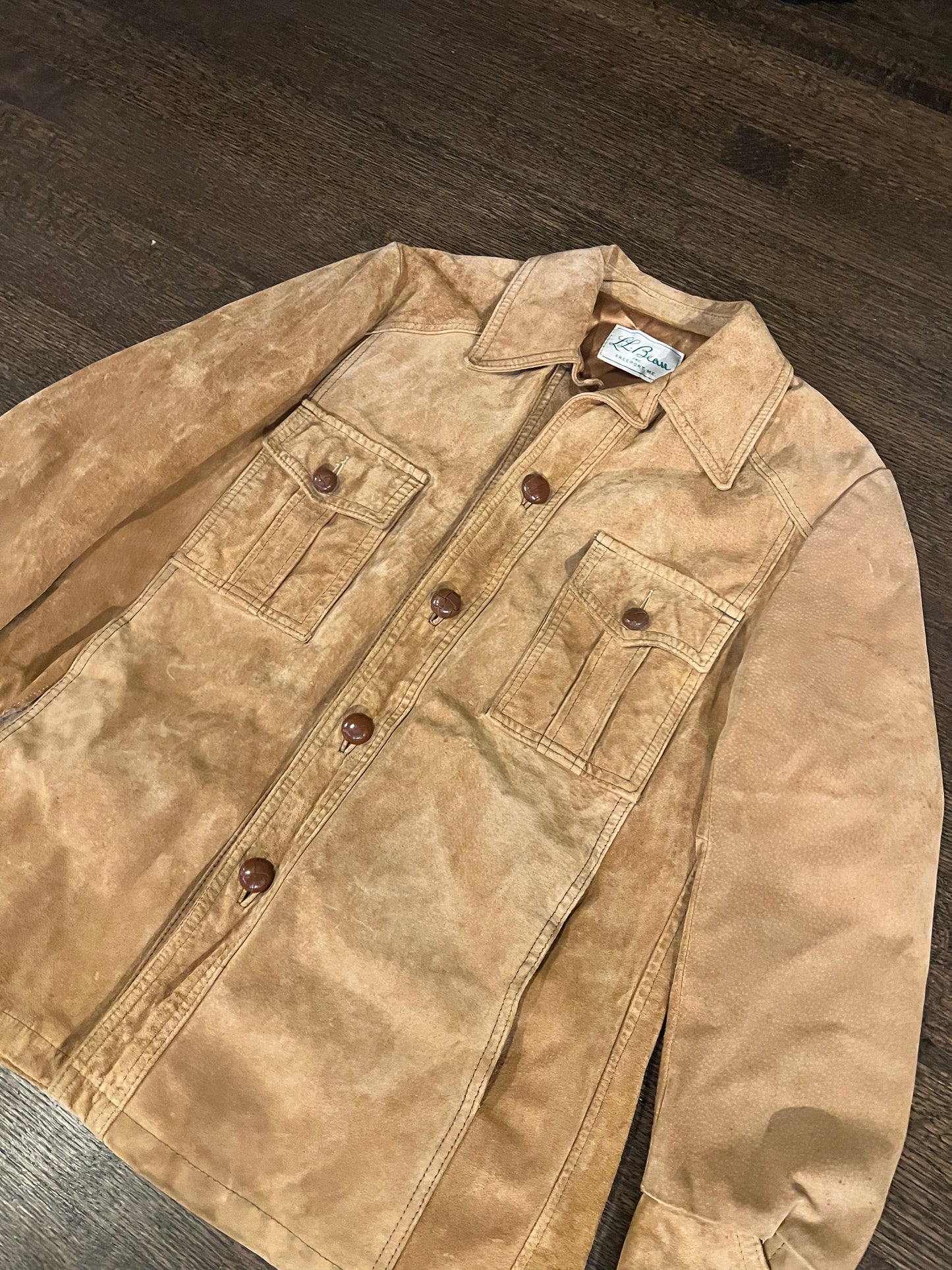 1970s L.L. Bean Vintage Suede Jacket