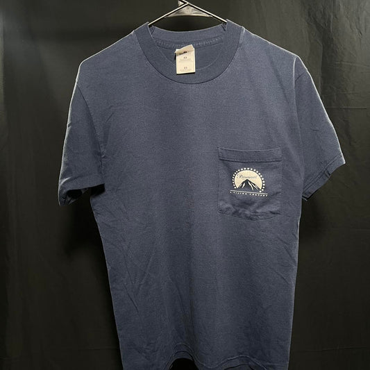 1990s vintage Paramount Pictures blue cotton pocket tee